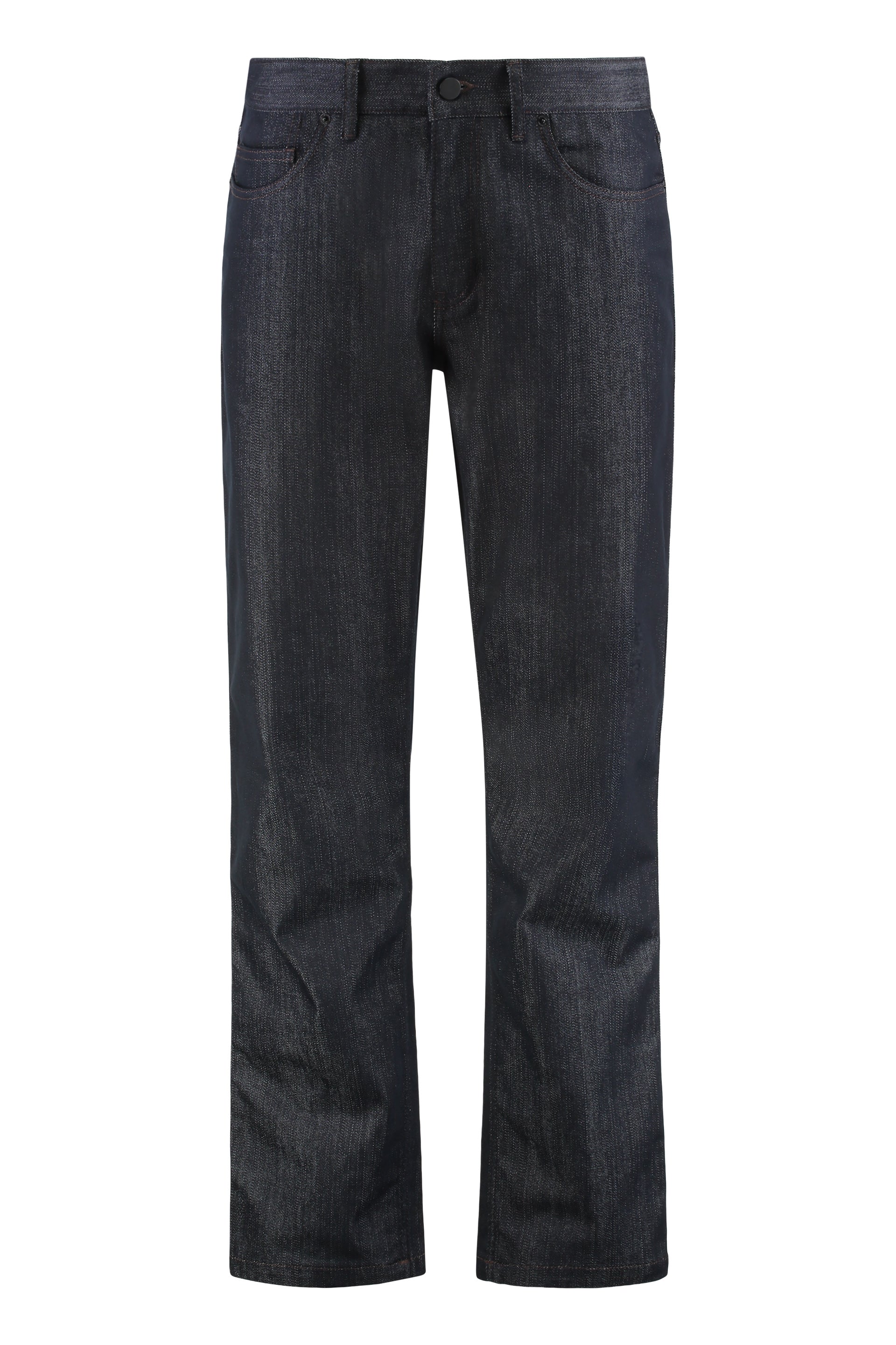 Straight Leg Denim Jeans