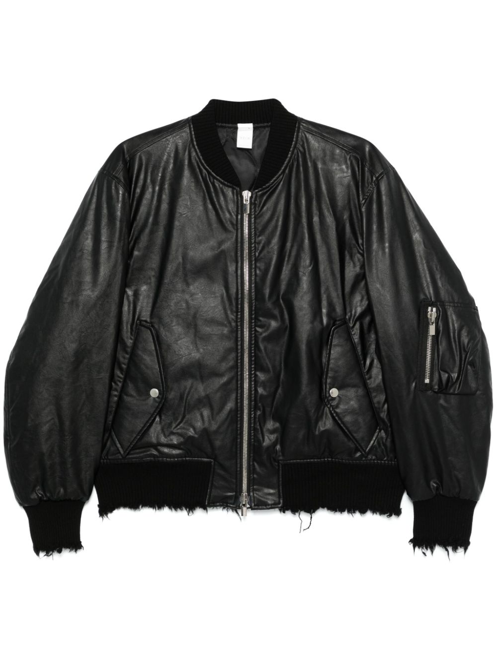 Padded bomber jacket - Black