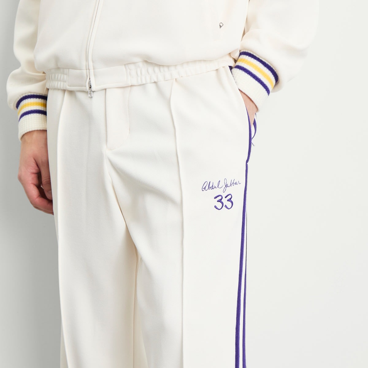 Men's x Wales Bonner Jabbar Track Pant White