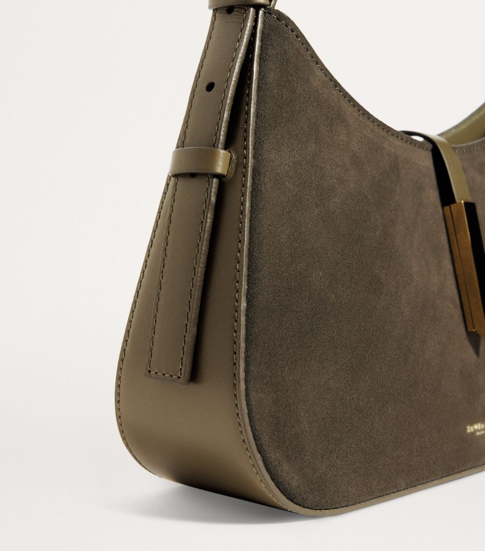 Leather And Suede Tokyo Shoulder Bag