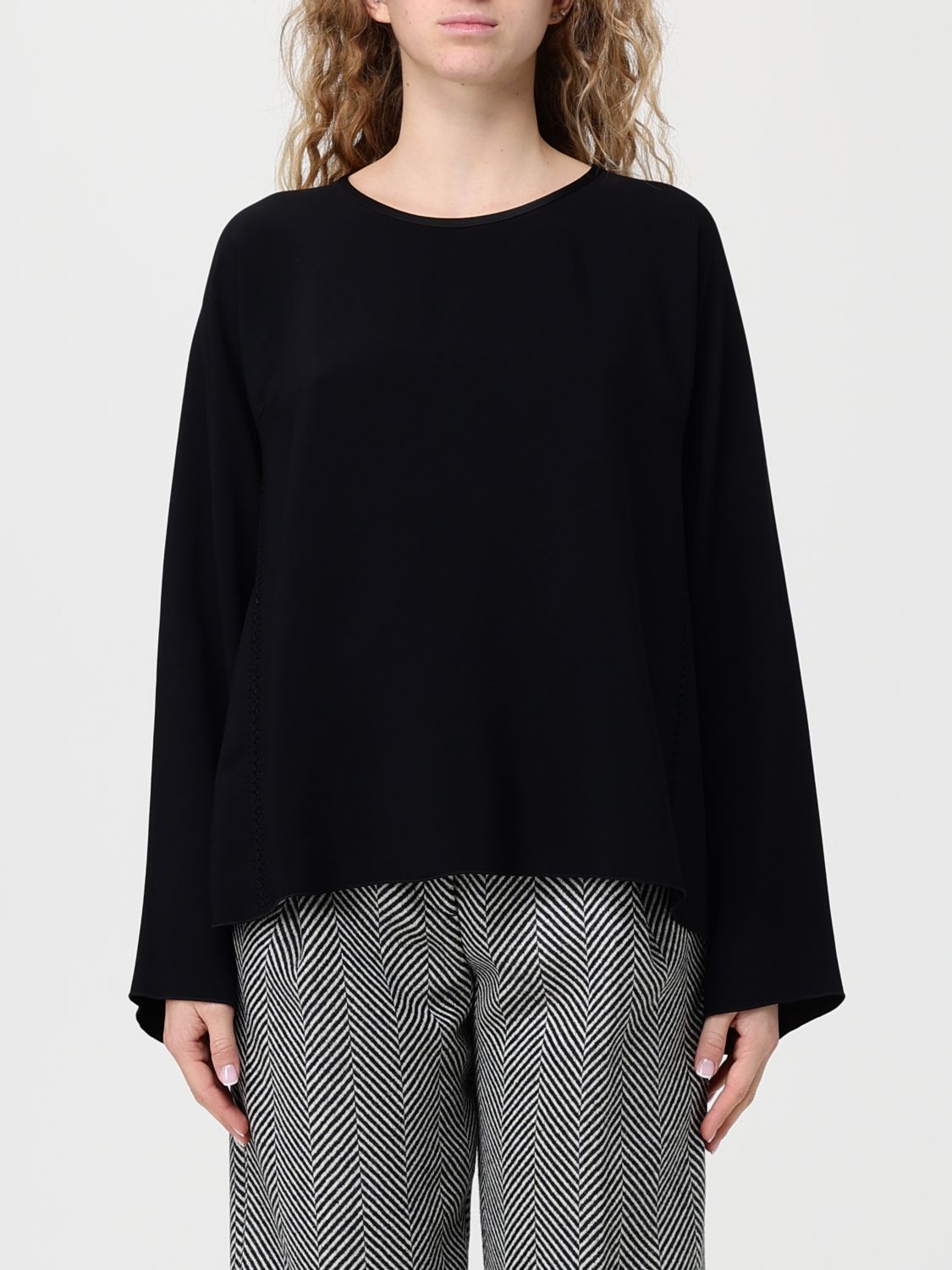 Top Woman color Black