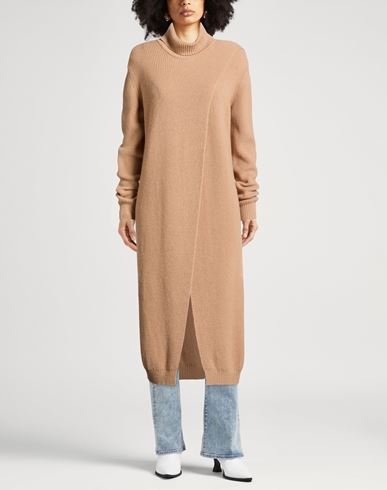 Collection Privēe? Woman Turtleneck Camel Size 6 Merino Wool, Viscose, Polyamide, Cashmere