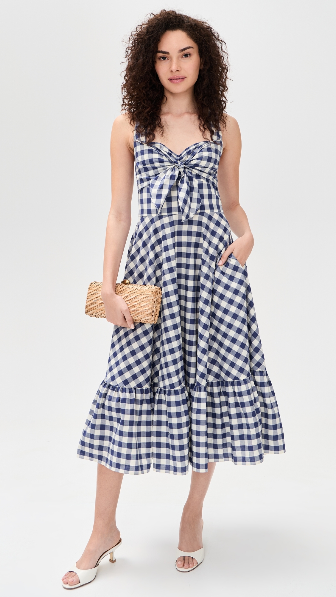 Nellie Dress Navy/Optic