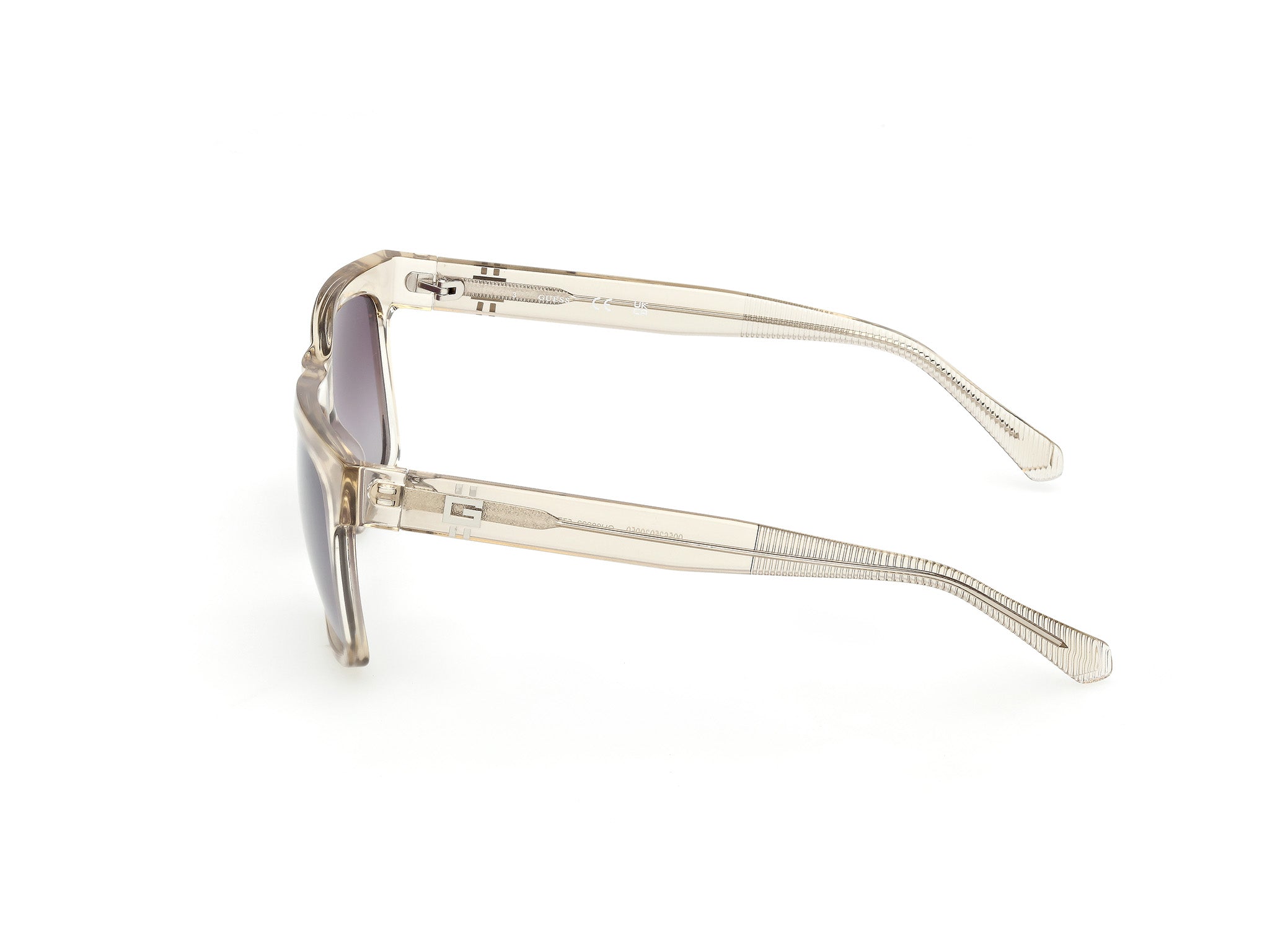 Guess Hombre Guess GU00222 57Z Gafas de sol Inyectado Beige Violeta Cuadrada Norma
