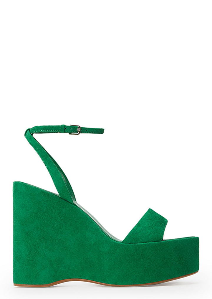 Vesna Jade Suede Wedges