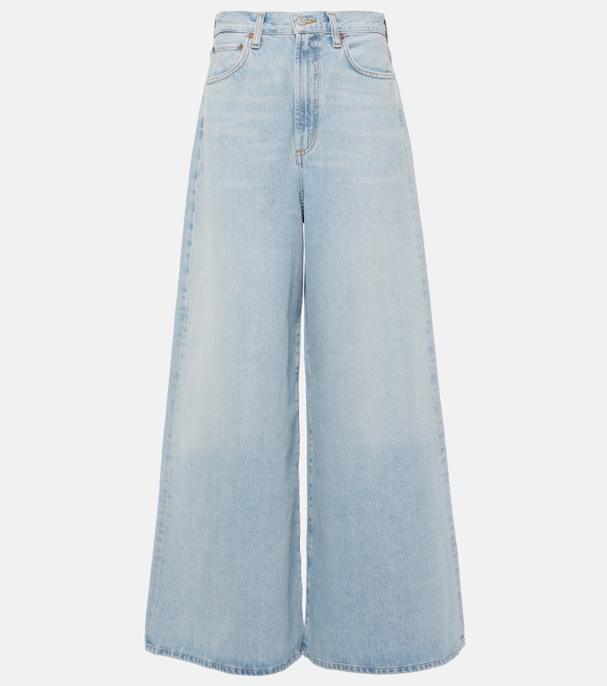 Nolan mid-rise wide-leg jeans