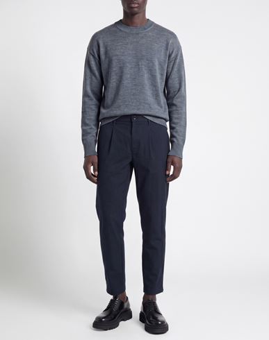 Man Pants Midnight blue Size 30 Polyester, Rayon, Wool, Elastane