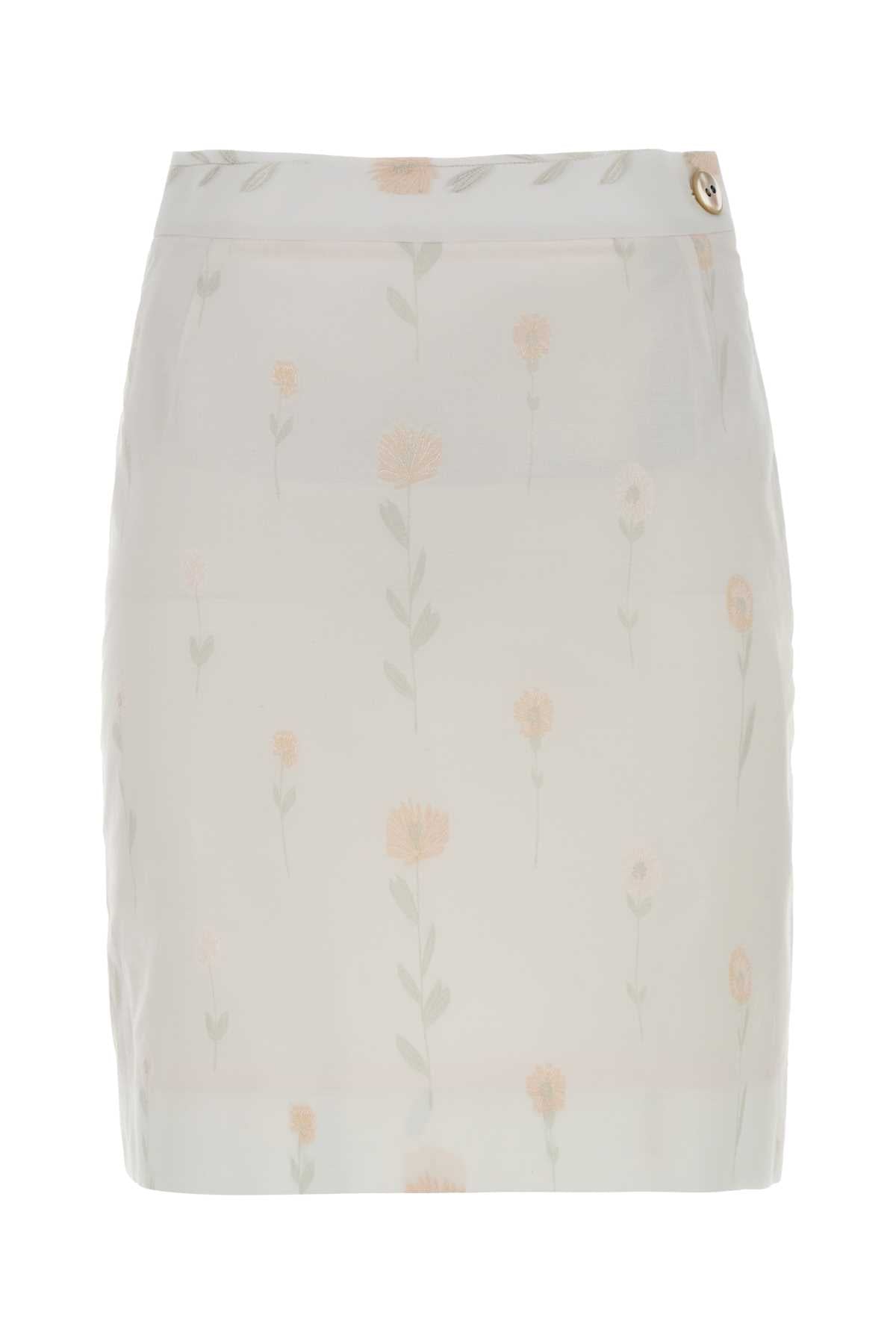 Crotch Skirt — White