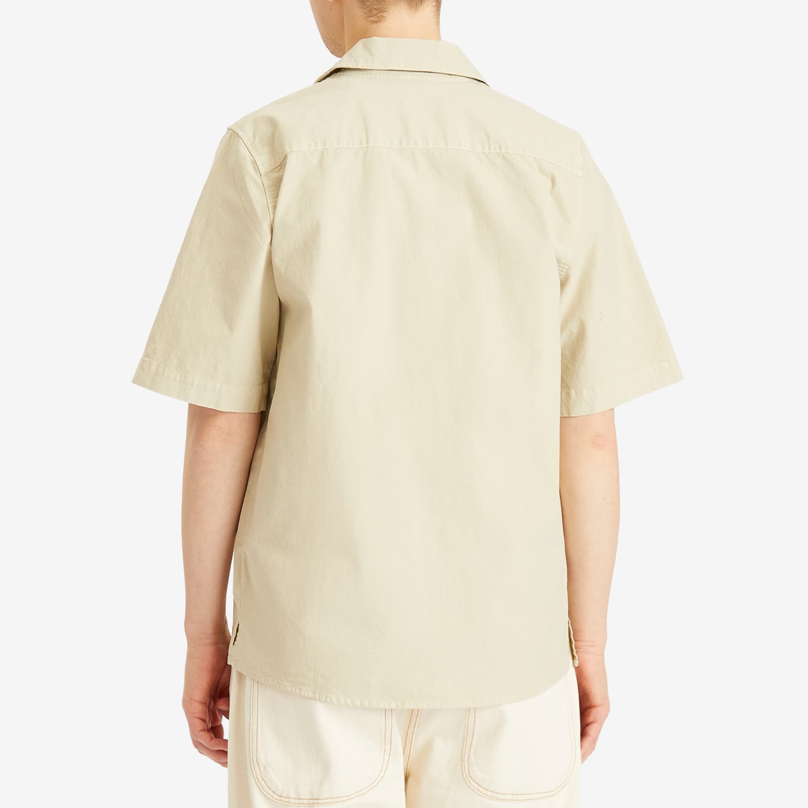 Armor-Lux Men's 2 Pocket Vacation Shirt in Oyster