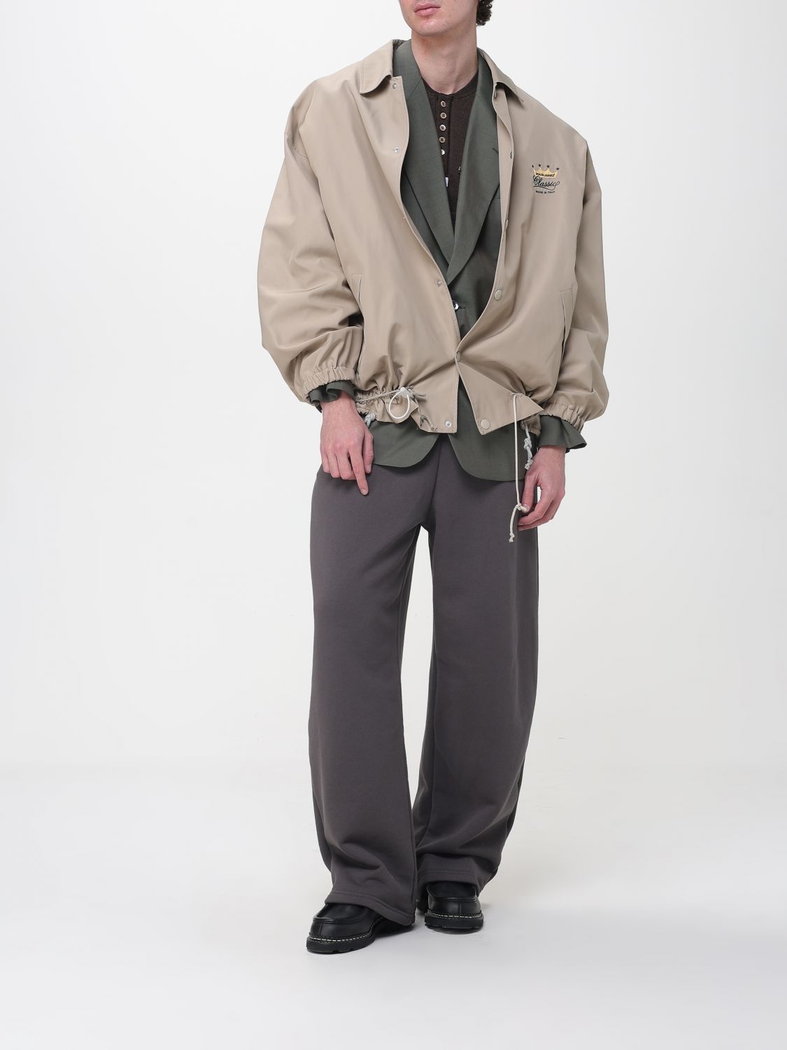 Jacket Men color Green