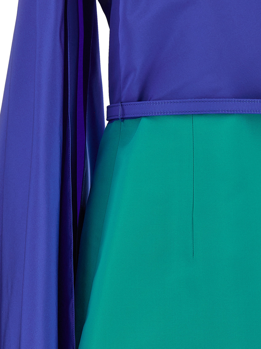 Color Block Dresses Multicolor