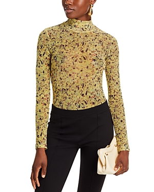 Foam roll-neck T-shirt - Neutrals