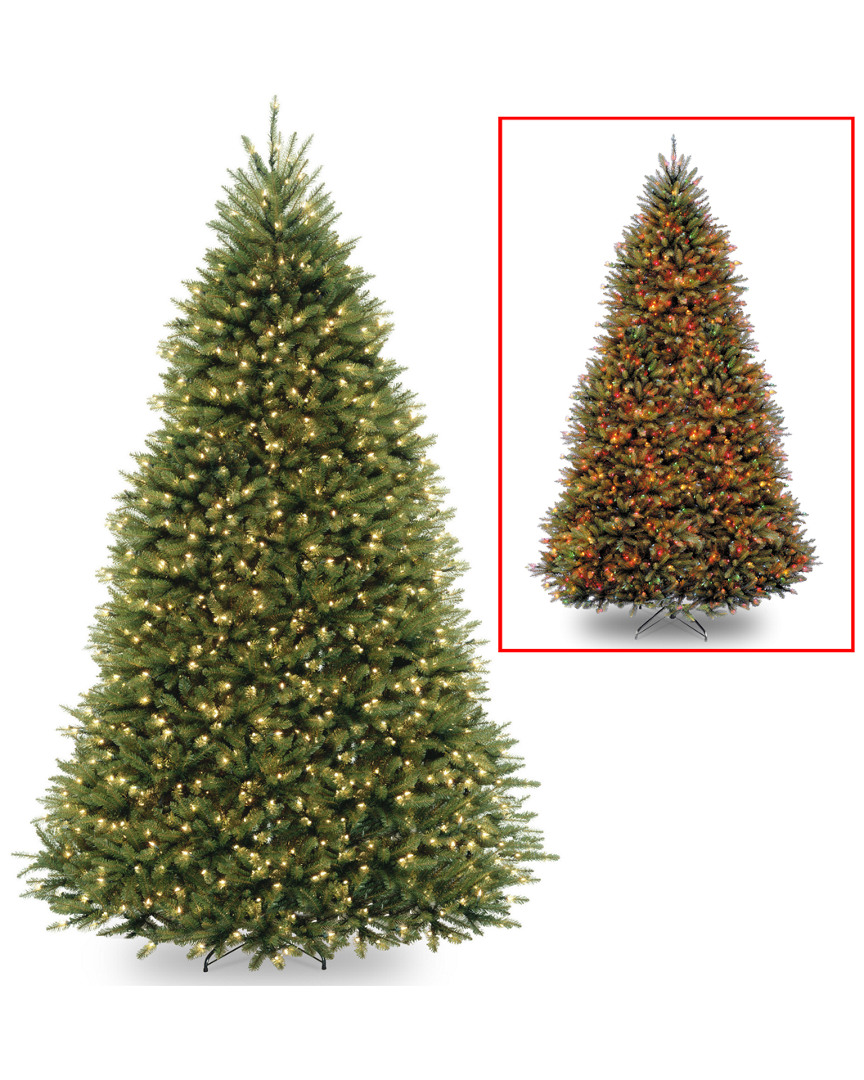 9ft Dunhill Fir Hinged Tree with 900 Dual Color Lights