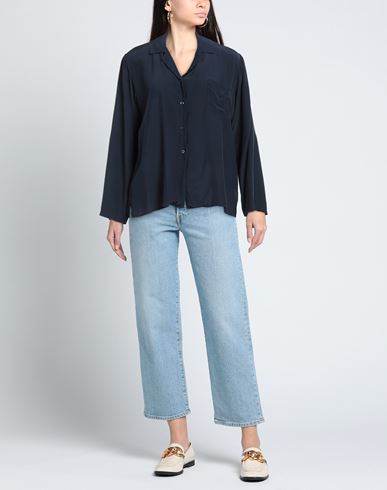 Woman Shirt Midnight blue Size XS/S Rayon