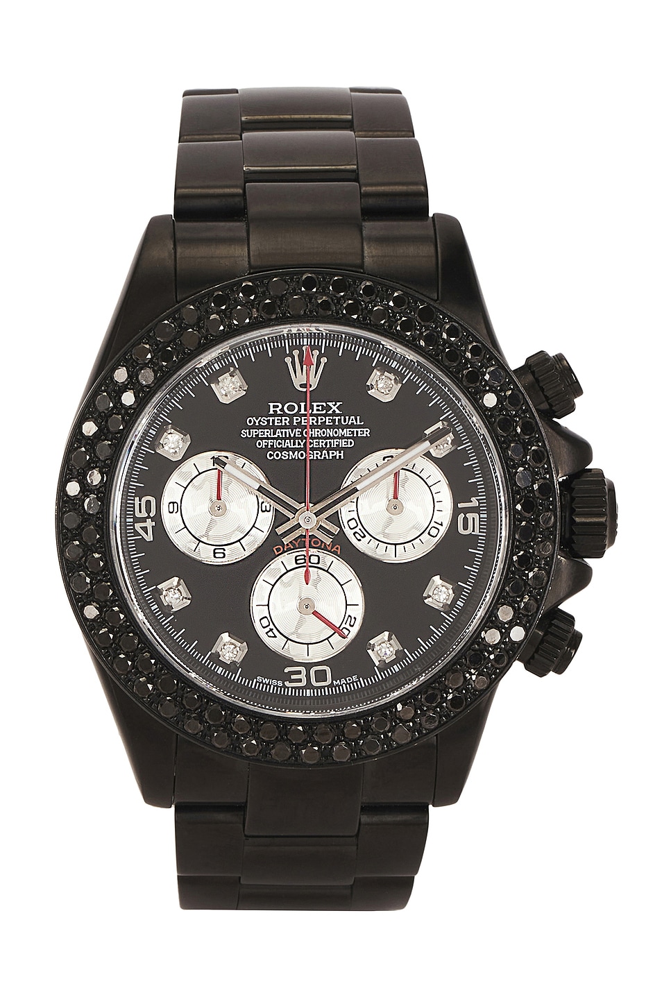 MINDS Rolex Daytona in Black - Black.  a