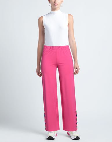 Woman Pants Fuchsia Size S Viscose, Polyamide, Elastane
