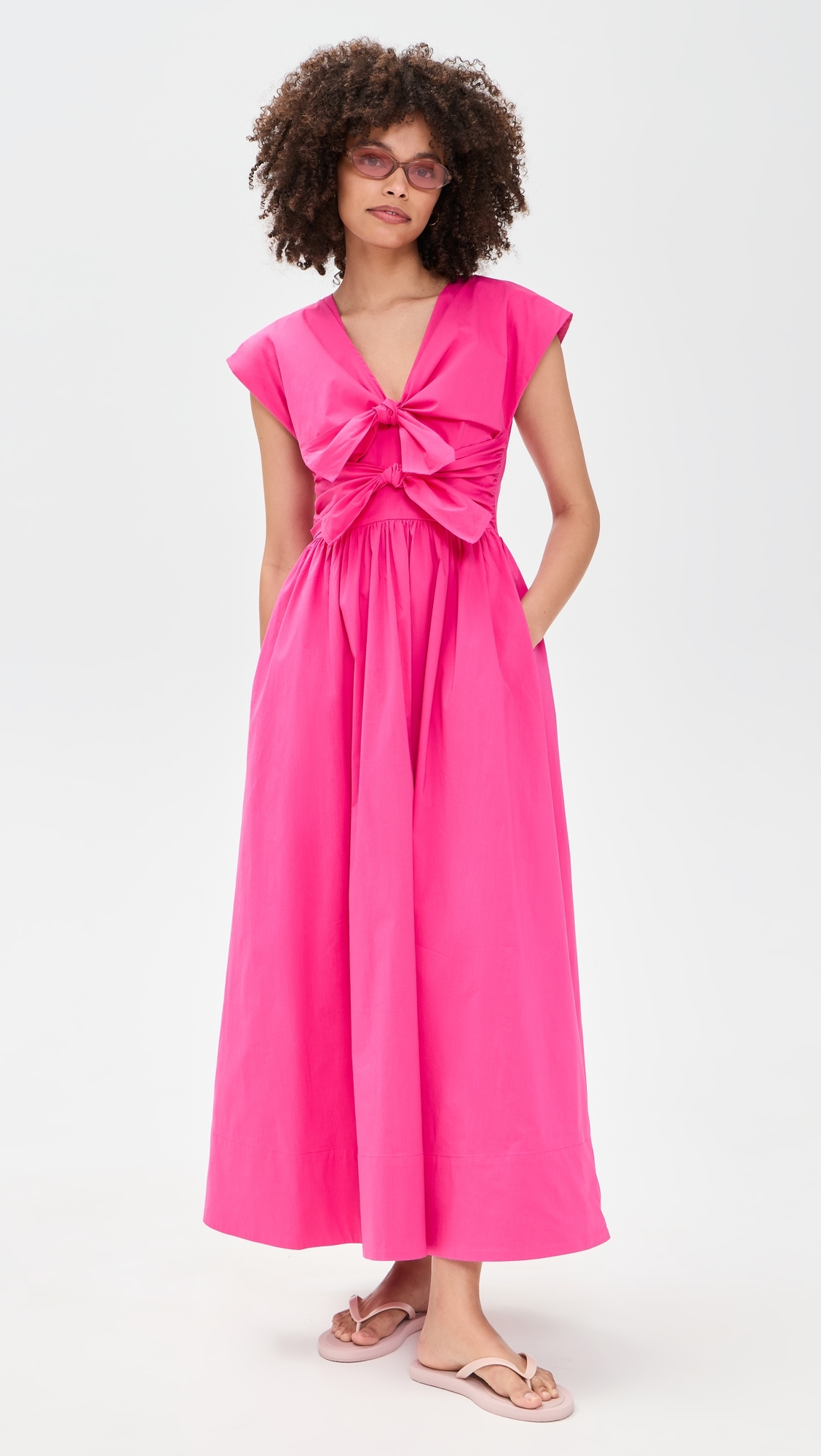 Calista Dress Fuchsia