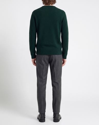 Man Sweater Dark green Size S Wool