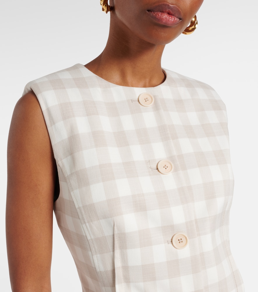 Calliope gingham vest