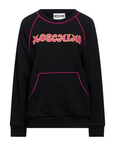 Woman Sweatshirt Black Size 12 Cotton