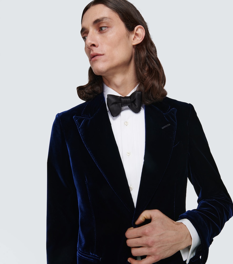 Shelton velvet blazer