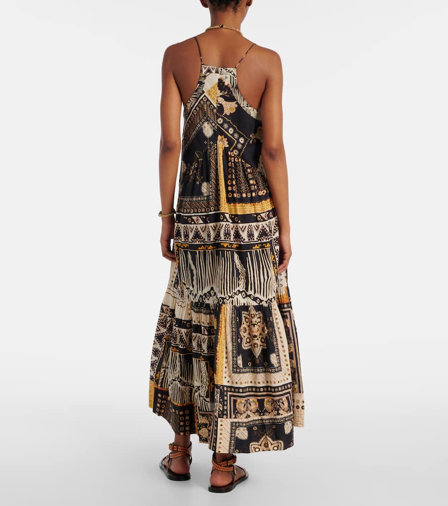 Sabbage printed cotton midi dress