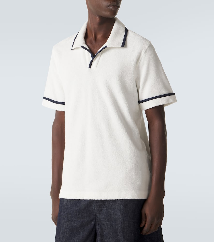 Ellery cotton terry polo shirt