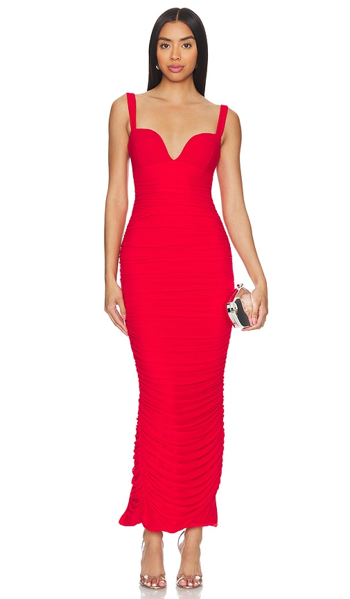 Nookie Marlowe Maxi With Full Lining in Scarlet.  XS also in