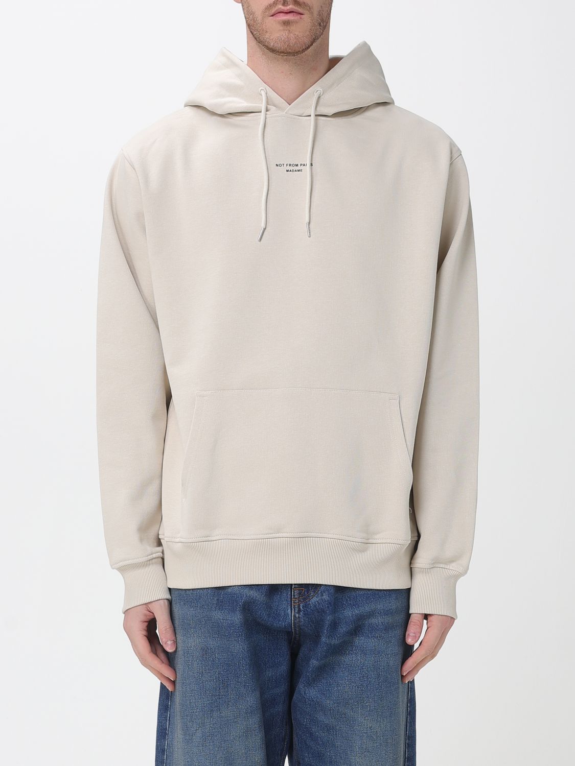Le Hoodie Slogan Classique top - Neutrals