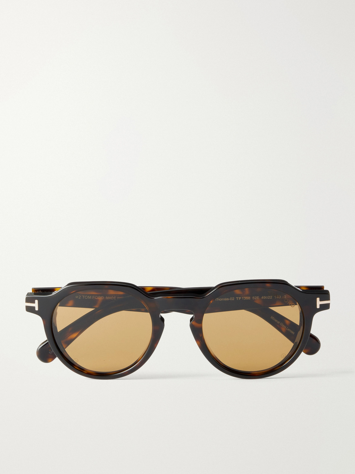 Thomas-02 Round-Frame Acetate Sunglasses