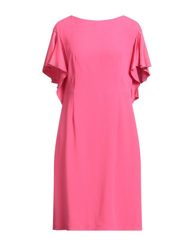Woman Midi dress Fuchsia Size 10 Acetate, Viscose