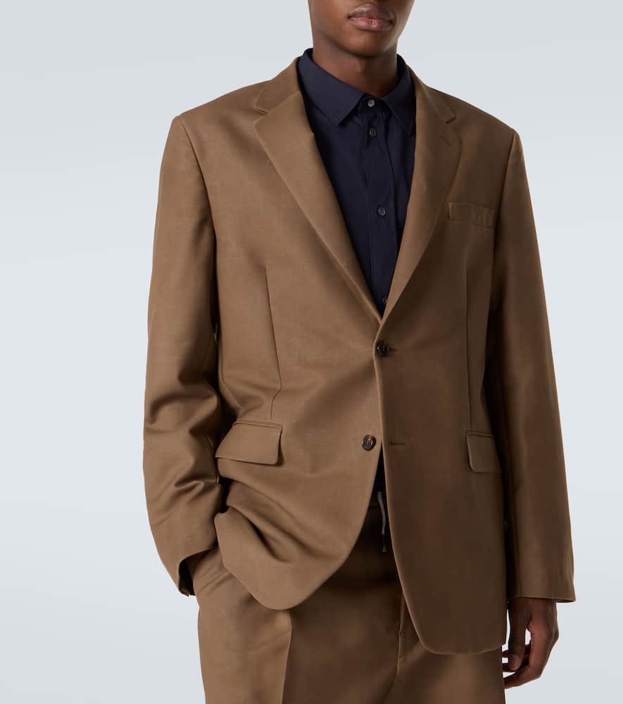 Mohair and wool blazer