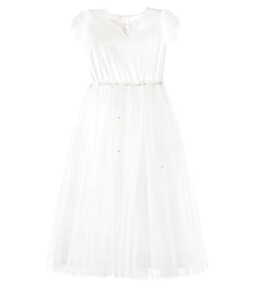 Garden Soirée embellished tulle dress