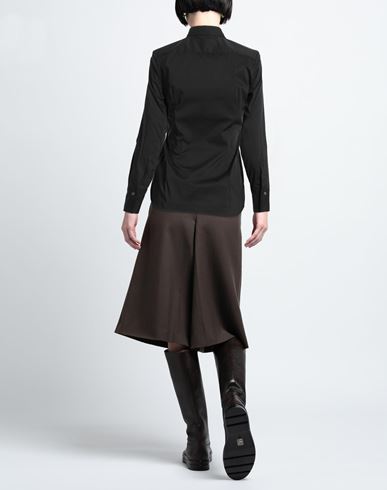 Caliban Woman Shirt Black Size 8 Cotton, Polyamide, Elastane