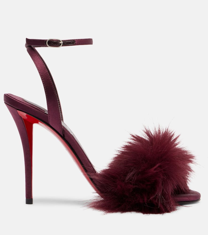 Patchoulina 100 crêpe satin sandals