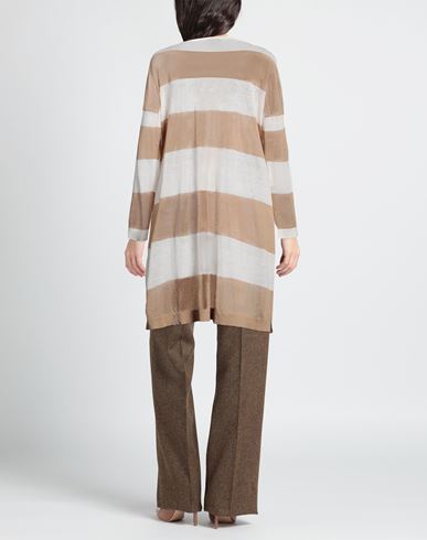 Crochè Woman Cardigan Sand