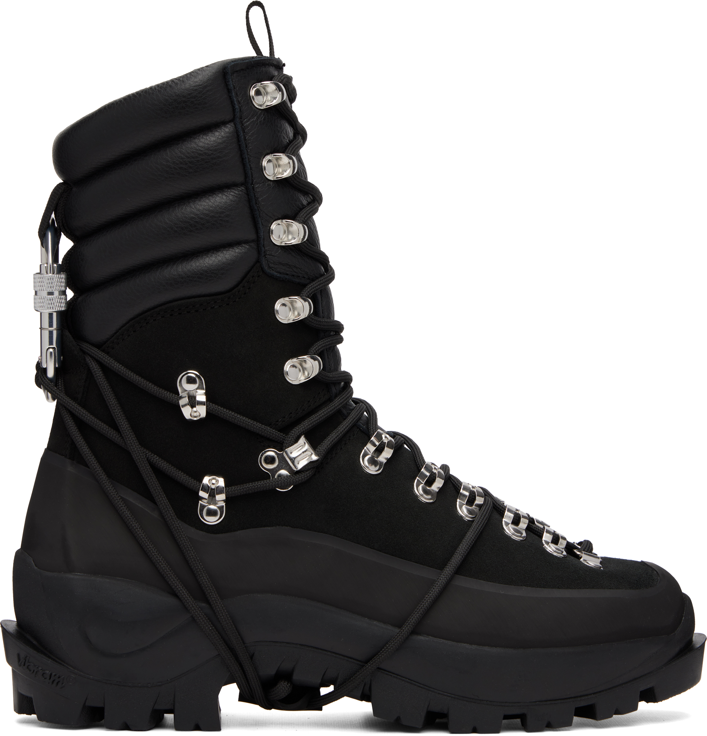 Black Tall Hiking Boots