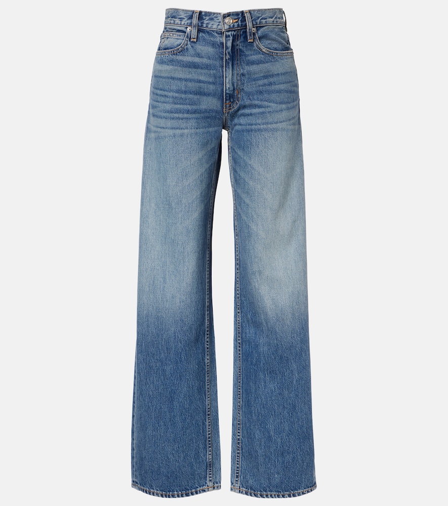 Cassie faded wide-leg jeans