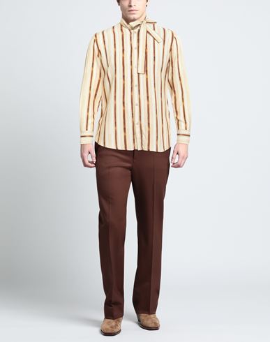 Daniele Alessandrini Man Shirt Beige Size M Viscose