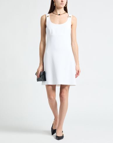 Woman Mini dress White Size 6 Acetate, Viscose