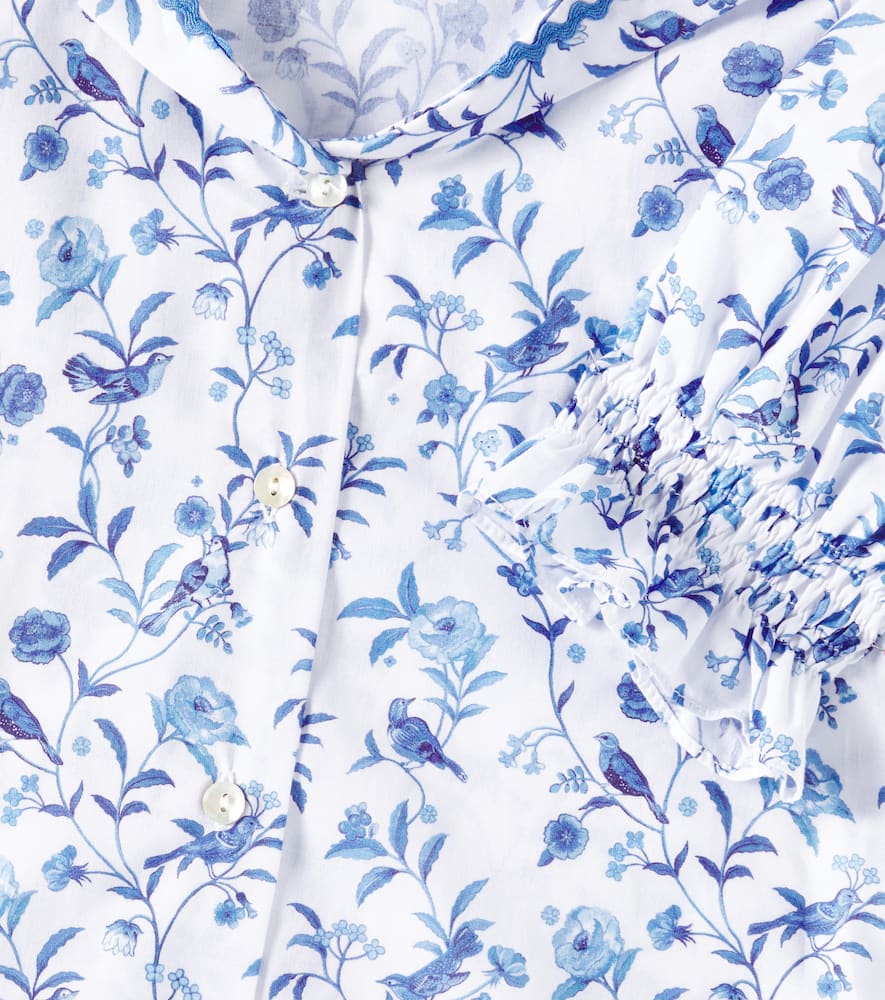 Georgina floral cotton blouse