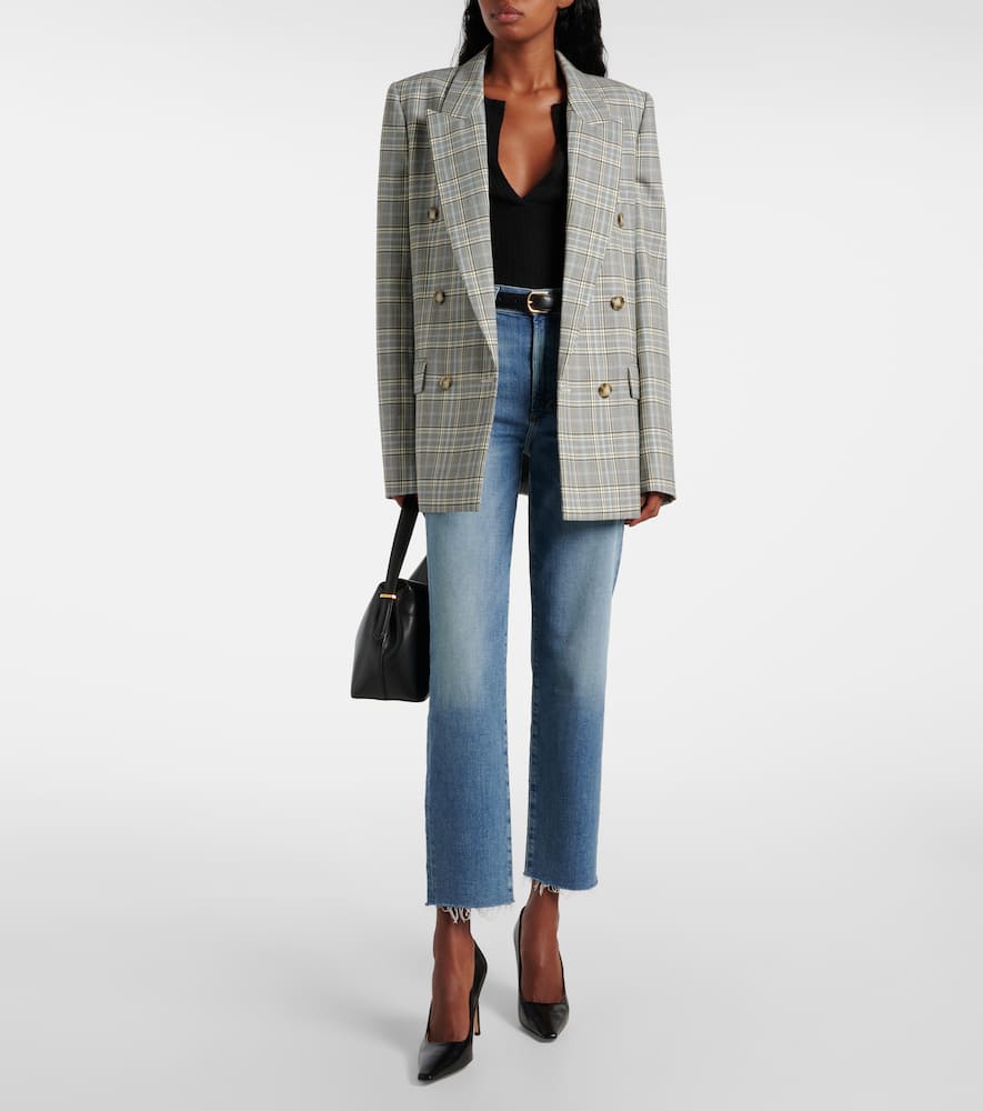 Caia high-rise straight jeans