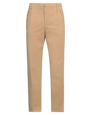 Dondup Man Pants Beige Size 33 Cotton, Elastane