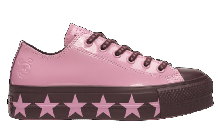 (WMNS) Miley Cyrus x Chuck Taylor All Star Lift Ox 'Pink Burgundy'