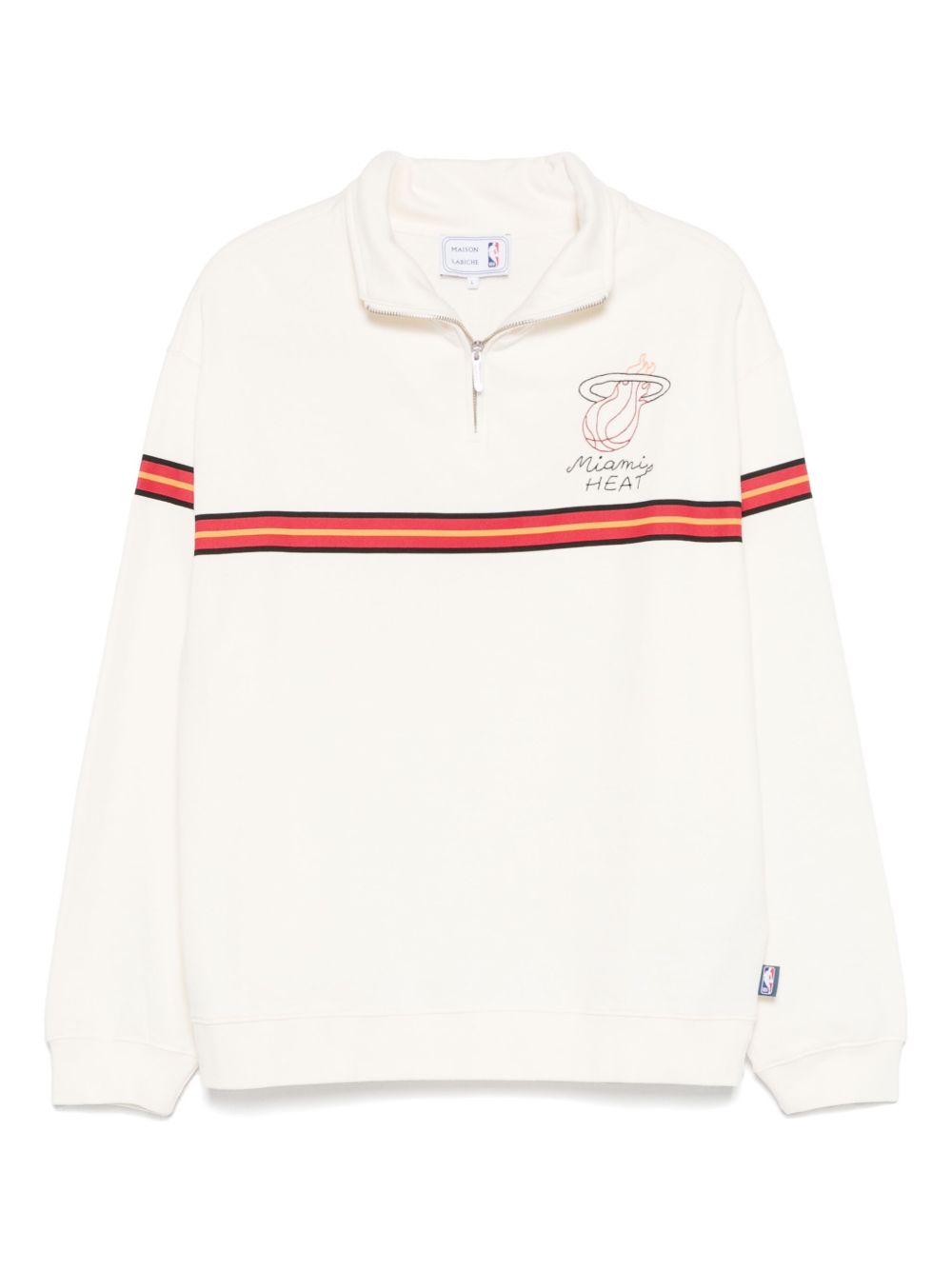 X NBA Placide Miami Heat sweatshirt - White