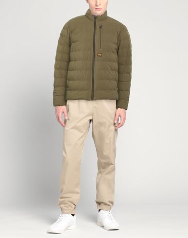 Man Puffer Military green Size L Polyester, Recycled polyester