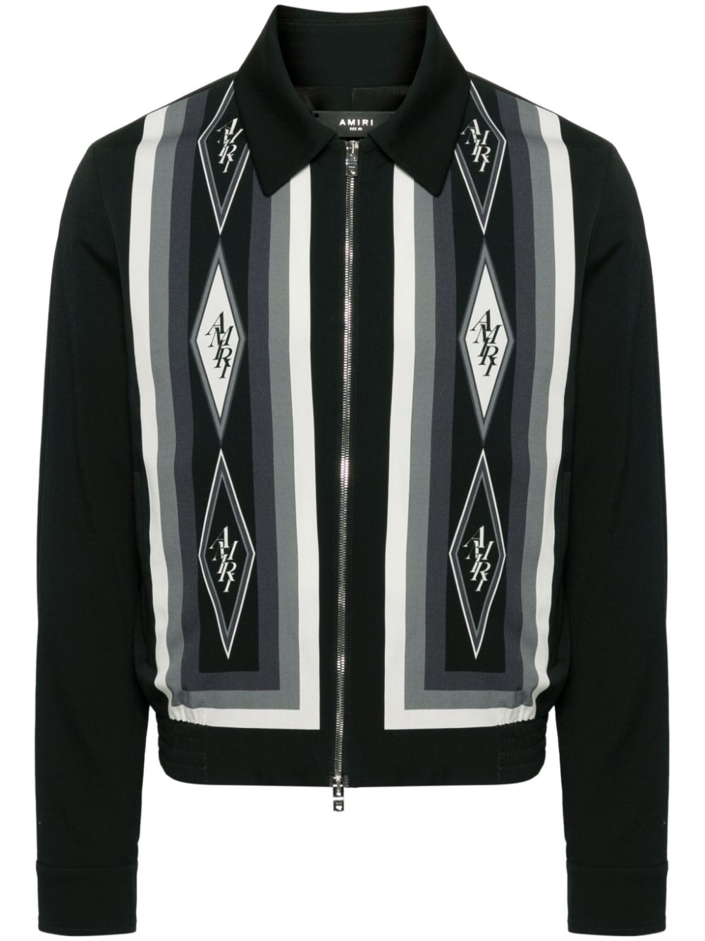 Logo-print bomber jacket - Black