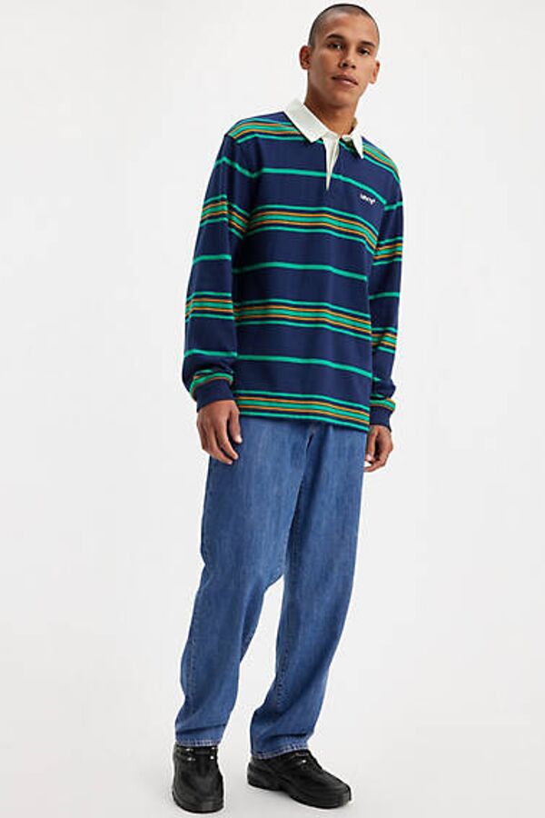 568 Stay Loose Lightweight Linen+ Denim Jeans