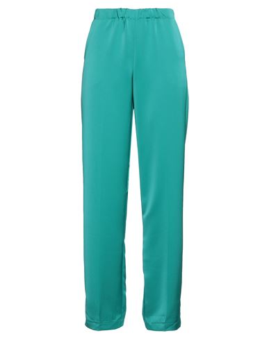 Woman Pants Emerald green Size 8 Polyester