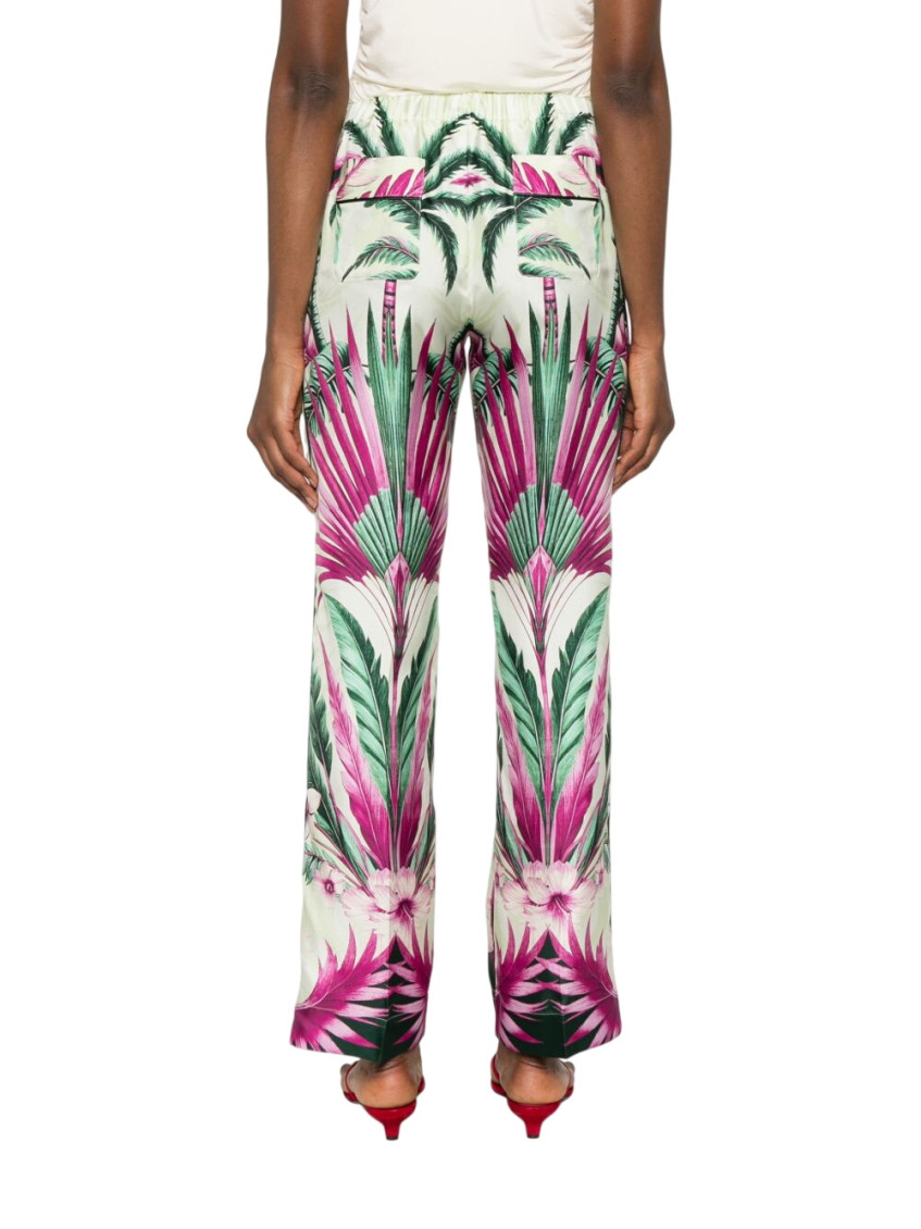 Green Printed Trouser